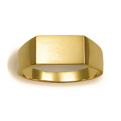Unisex pecsétgyűrű (Sárga  - 5.5 gr) - 012S