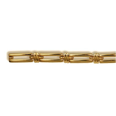Szelvényes karlánc (Sárga  - 18.5 gr) - 305S