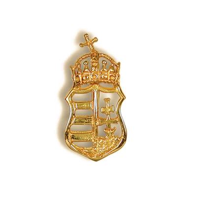 Magyar címer medál (Sárga  - 1.2 gr) - 358S
