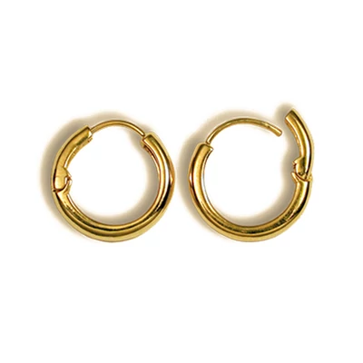 Karika fülbevaló (Sárga  - 2.7 gr) - 378S