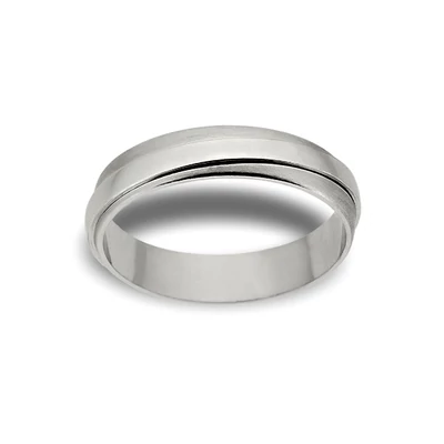 Fehér szinű különleges karikagyűrű (3.8 gr) -  SOLB2FF