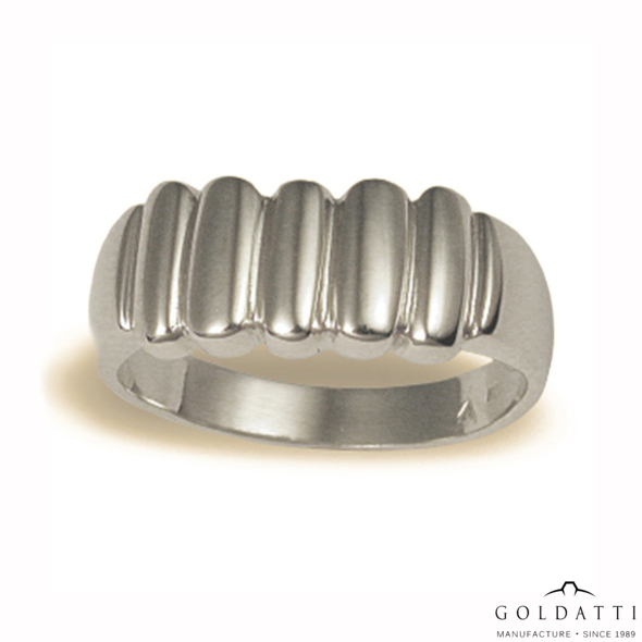 Plasztikus Női gyűrű (Fehér  - 6.9 gr) - 046F