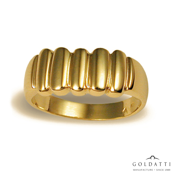 Plasztikus Női gyűrű (Sárga  - 6.9 gr) - 046S