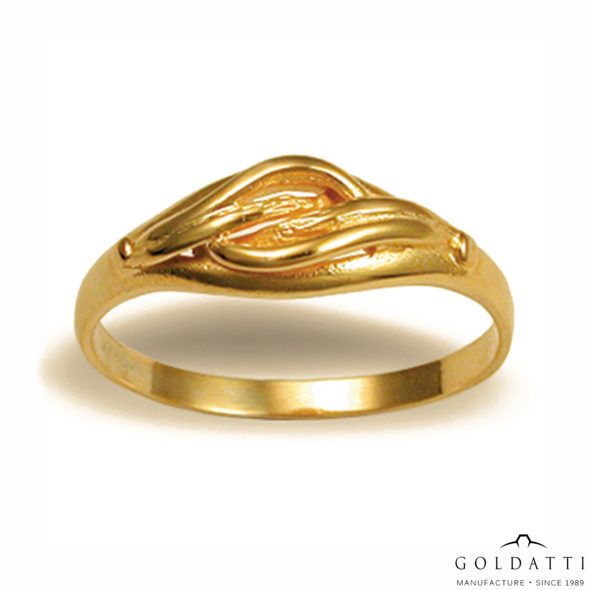 Női gyűrű (Sárga  - 3.3 gr) - 059S