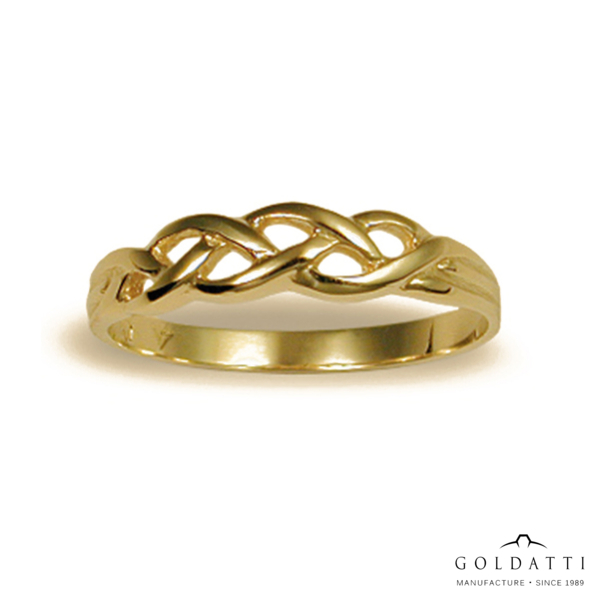 Női gyűrű (Sárga  - 2 gr) - 074S