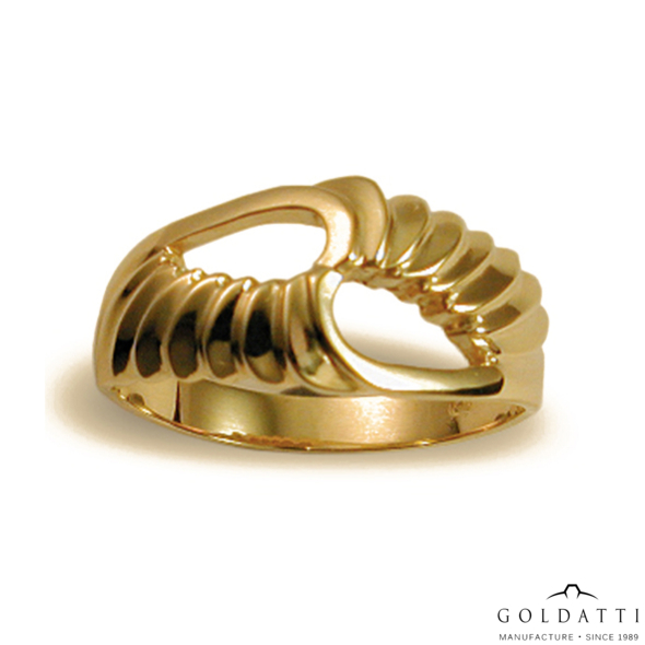 Női gyűrű (Sárga  - 4.4 gr) - 082S