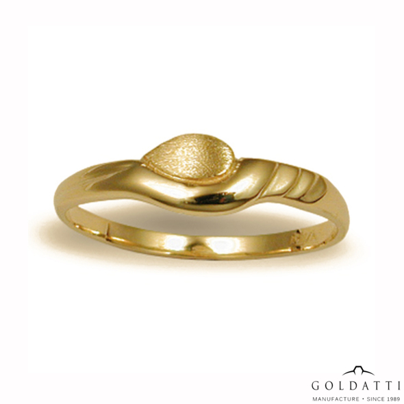 Női gyűrű (Sárga  - 2.3 gr) - 083S