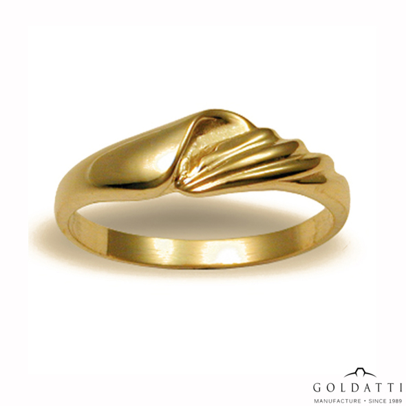 Női gyűrű (Sárga  - 3.8 gr) - 087S