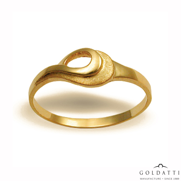 Női gyűrű (Sárga  - 2.5 gr) - 089S
