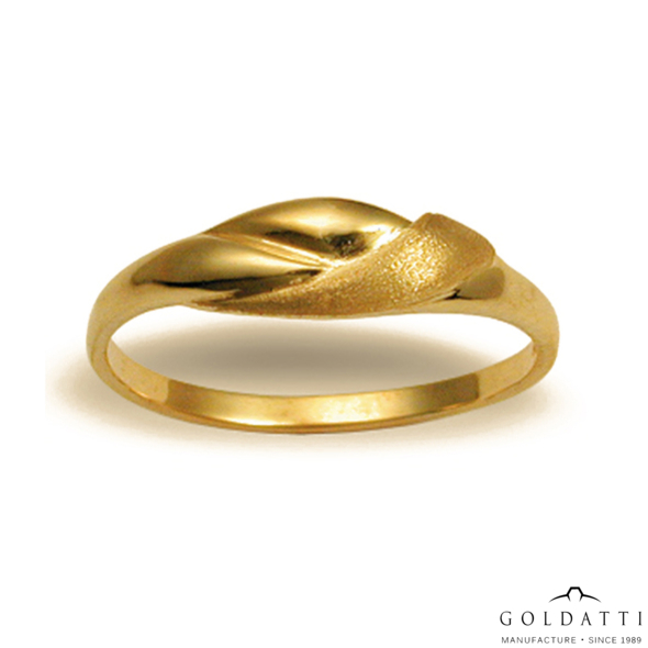Női gyűrű (Sárga  - 2.5 gr) - 090S