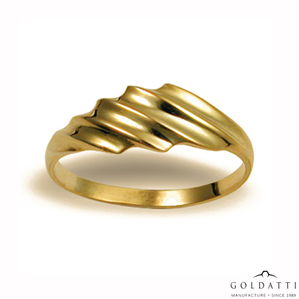 Női gyűrű (Sárga  - 2.4 gr) - 091S