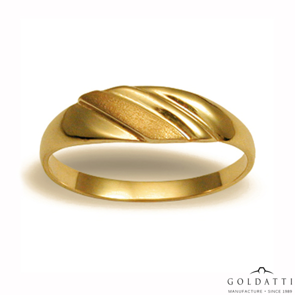 Női gyűrű (Sárga  - 3.2 gr) - 093S