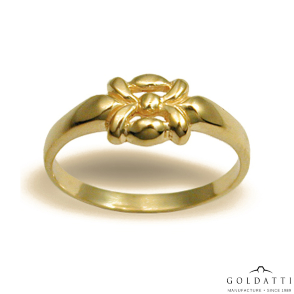 Női gyűrű (Sárga  - 3.9 gr) - 094S