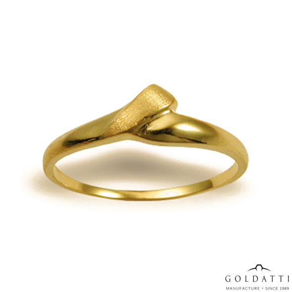 Női gyűrű (Sárga  - 2.2 gr) - 096S