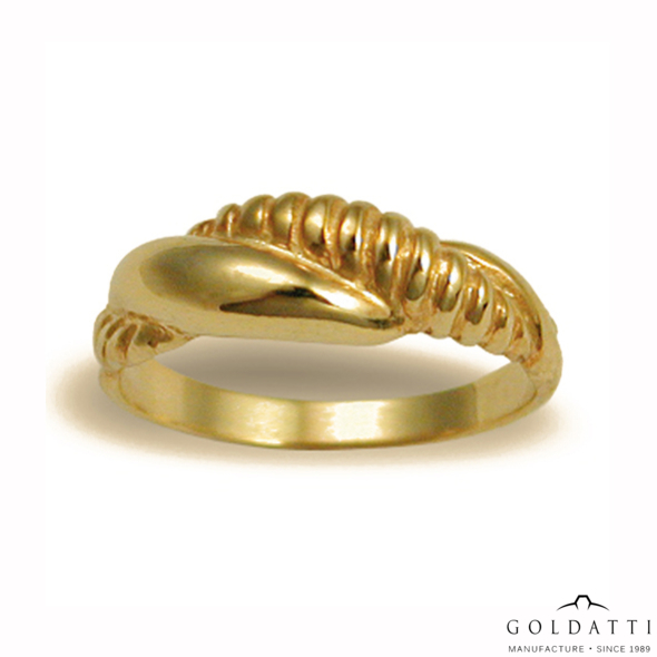 Női gyűrű (Sárga  - 4.2 gr) - 097S
