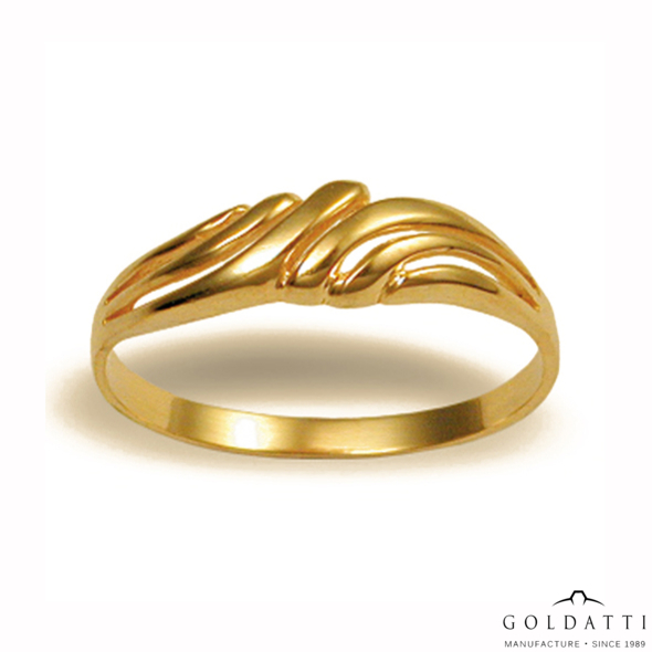 Női gyűrű (Sárga  - 2.1 gr) - 099S