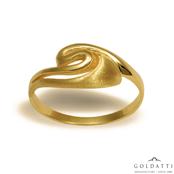 Női gyűrű (Sárga  - 3.2 gr) - 102S