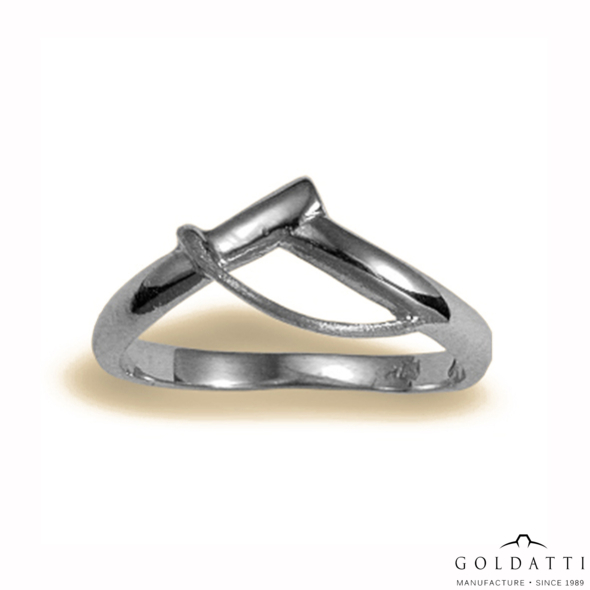 Női gyűrű (Fehér  - 2.4 gr) - 138F