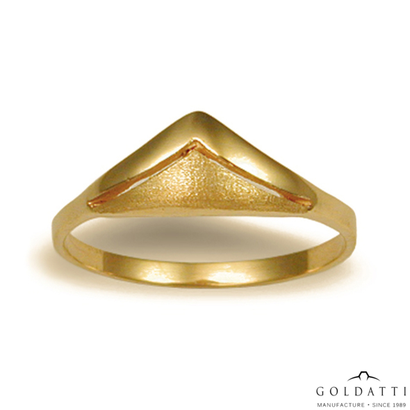 Női gyűrű (Sárga  - 2.8 gr) - 142S