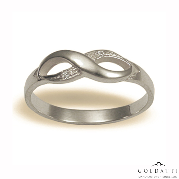 Női köves gyűrű (Fehér  - 2.6 gr) - 189F