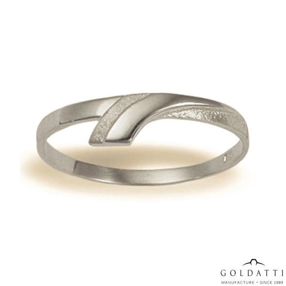 Női gyűrű (Fehér  - 1.2 gr) - 202F