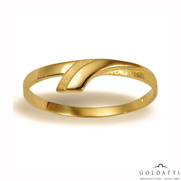 Női gyűrű (Sárga  - 1.2 gr) - 202S