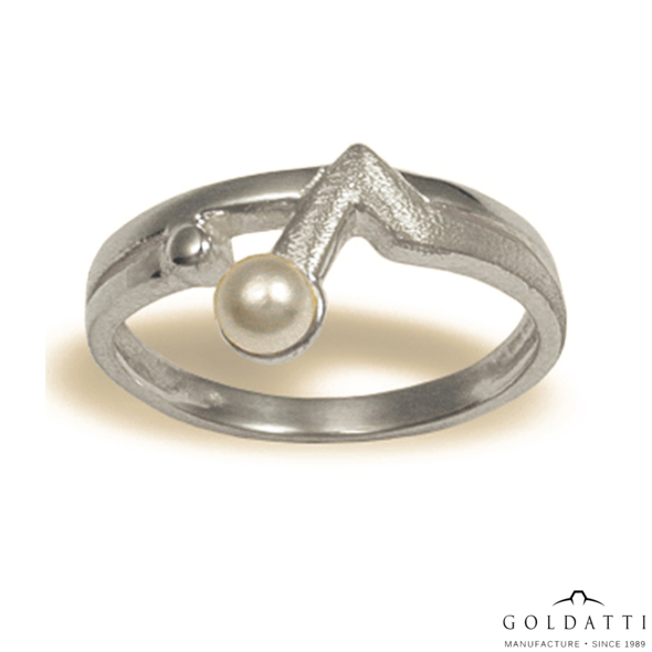 Női köves gyűrű (Fehér  - 2.4 gr) - 256F