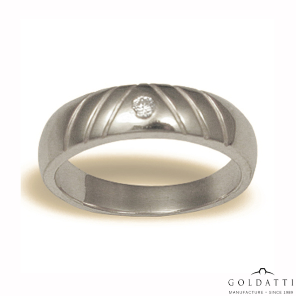 Női köves gyűrű (Fehér  - 3.6 gr) - 290F