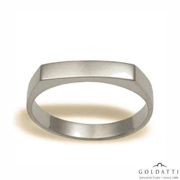 Unisex gyűrű  (Fehér  - 3.6 gr) - 298F