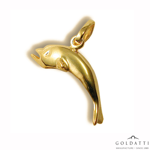 Delfin-medál (Sárga - 2.4 gr) - 332S