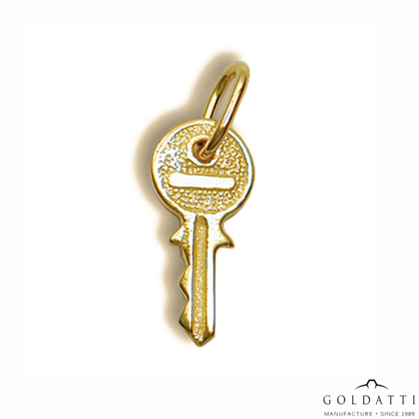 Kulcs medál (Sárga  - 0.9 gr) - 338S