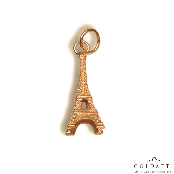 Eiffel-torony medál (Vörös - 1.4 gr) - 359V
