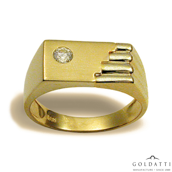 Férfi pecsétgyűrű (Sárga  - 7.1 gr) - 491S