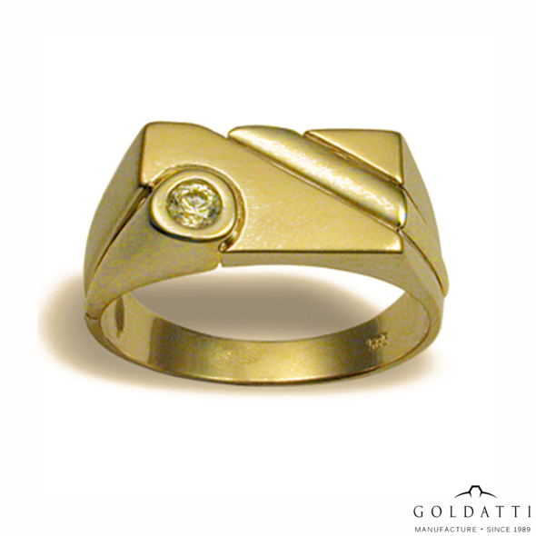Férfi pecsétgyűrű (Sárga  - 6.9 gr) - 492S
