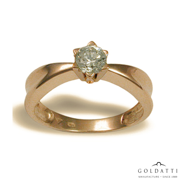 Női köves gyűrű (Vörös  - 3.8 gr) - 496V